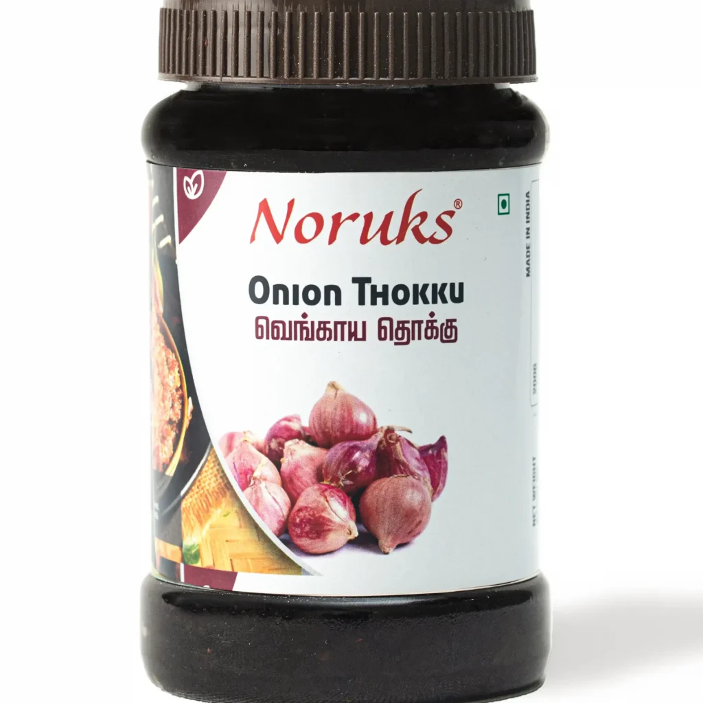 Buy Delicious Onion Thokku From Noruks Online - Healthy Indian Snack