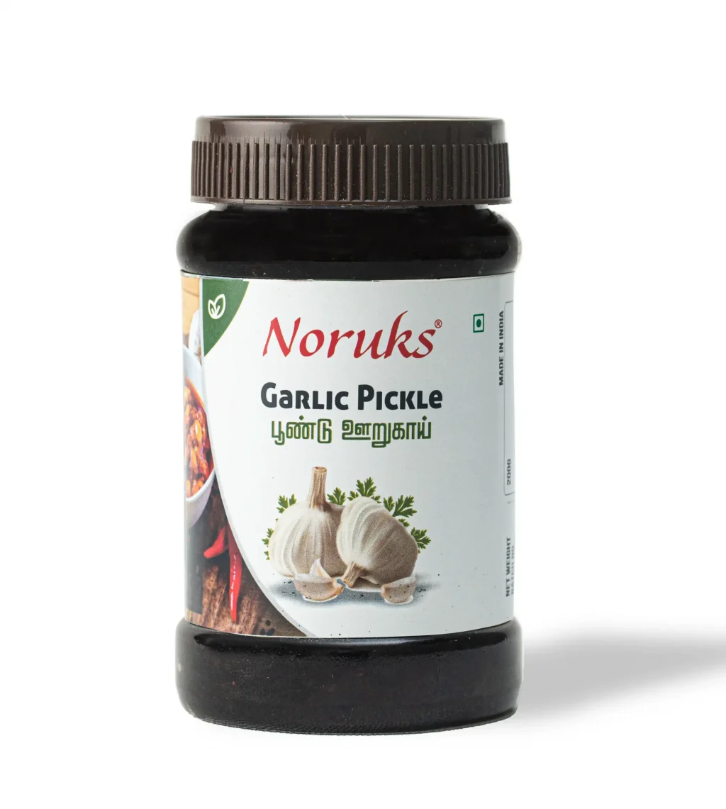 Buy The Best Garlic Pickle From Noruks Online - Healthy Indian Snack