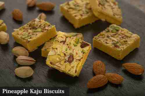 Buy Kaju Biscuits (Pineapple Flavour) Online From Noruks