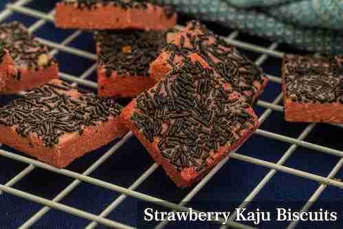 Buy Kaju Biscuits (Strawberry Flavour) Online From Noruks