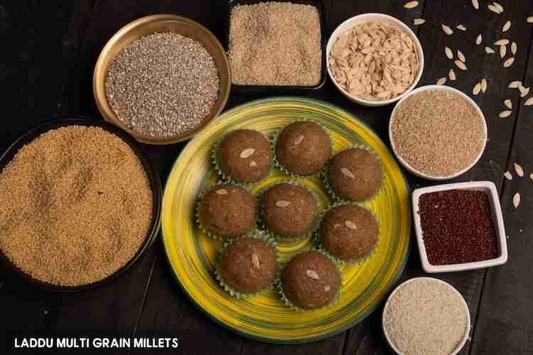 Buy Multi Grain Millets Laddu From Noruks